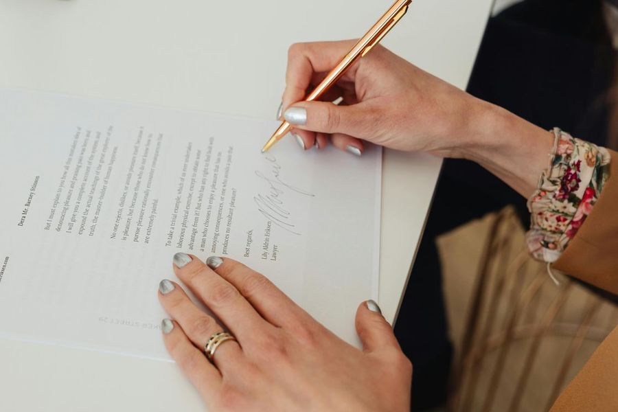 Firma de un convenio